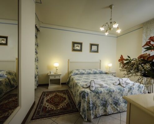 Urlaub mit Hund Friaul Castello di Spessa Schlafzimmer