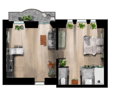 Apartment Balcony