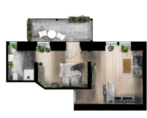 Apartment Balcony