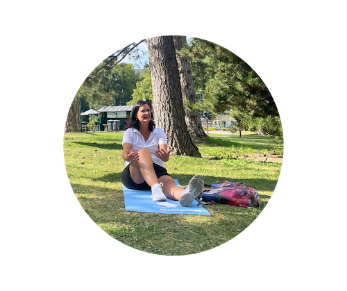 Monika beim Workshop