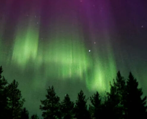 Nordlichter in Schweden