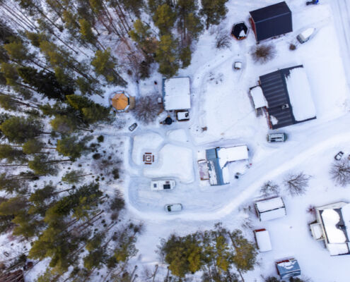 Von oben: Hier wohnt ihr in Lev Naturanda