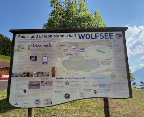 Urlaub mit Hund_Tirol_Hotel Bergfrieden Fiss_Ausflugsziel Wolfsee