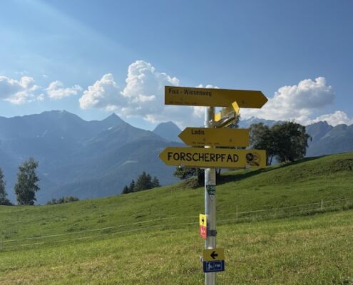 Urlaub mit Hund_Tirol_Hotel Bergfrieden Fiss_Forscherpfad