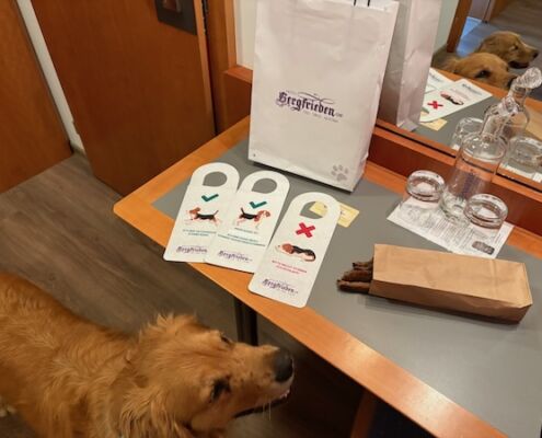 Urlaub mit Hund_Tirol_Hotel Bergfrieden Fiss_Willkommenspaket Inhalt