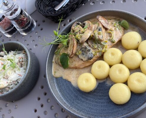 schweden-mit-hund-reisebericht-polen zwischenstopp restaurant